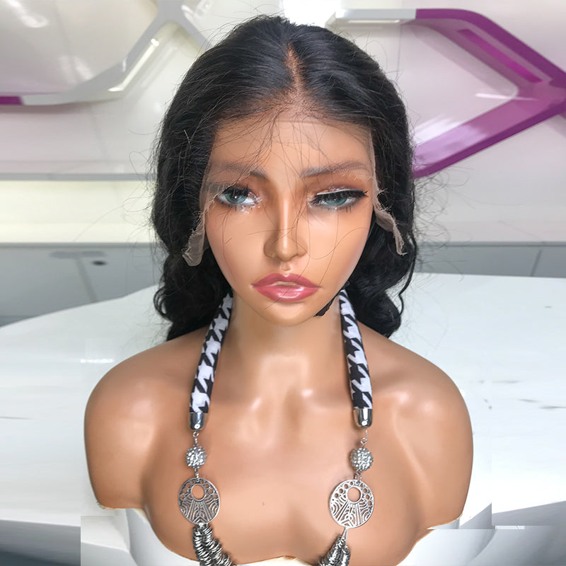 Bleached Knots 13x4 HD Full Frontal Wig Body Wave with Preplucked Hairline