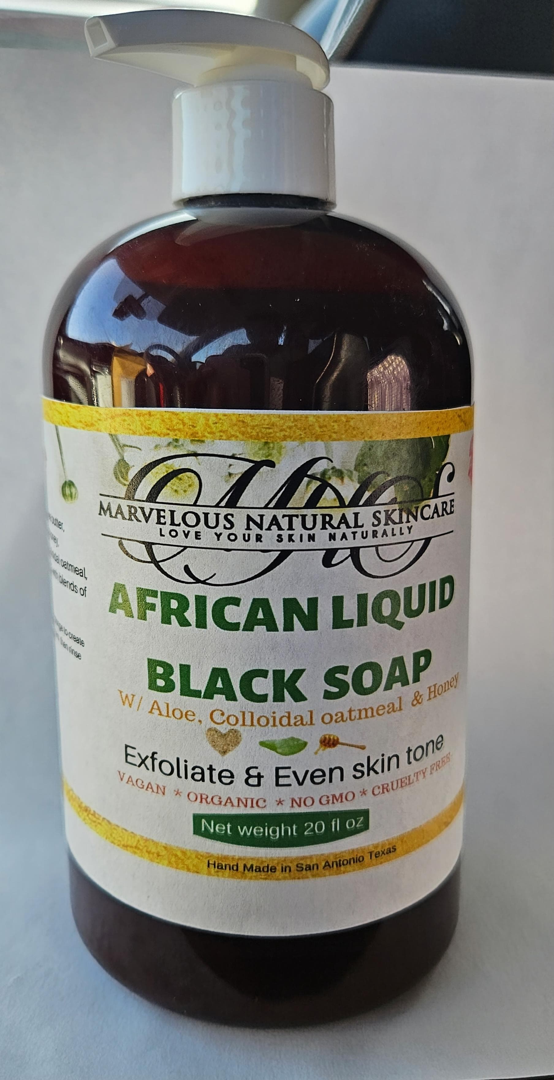 Marvelous African Black Soap (Liquid)